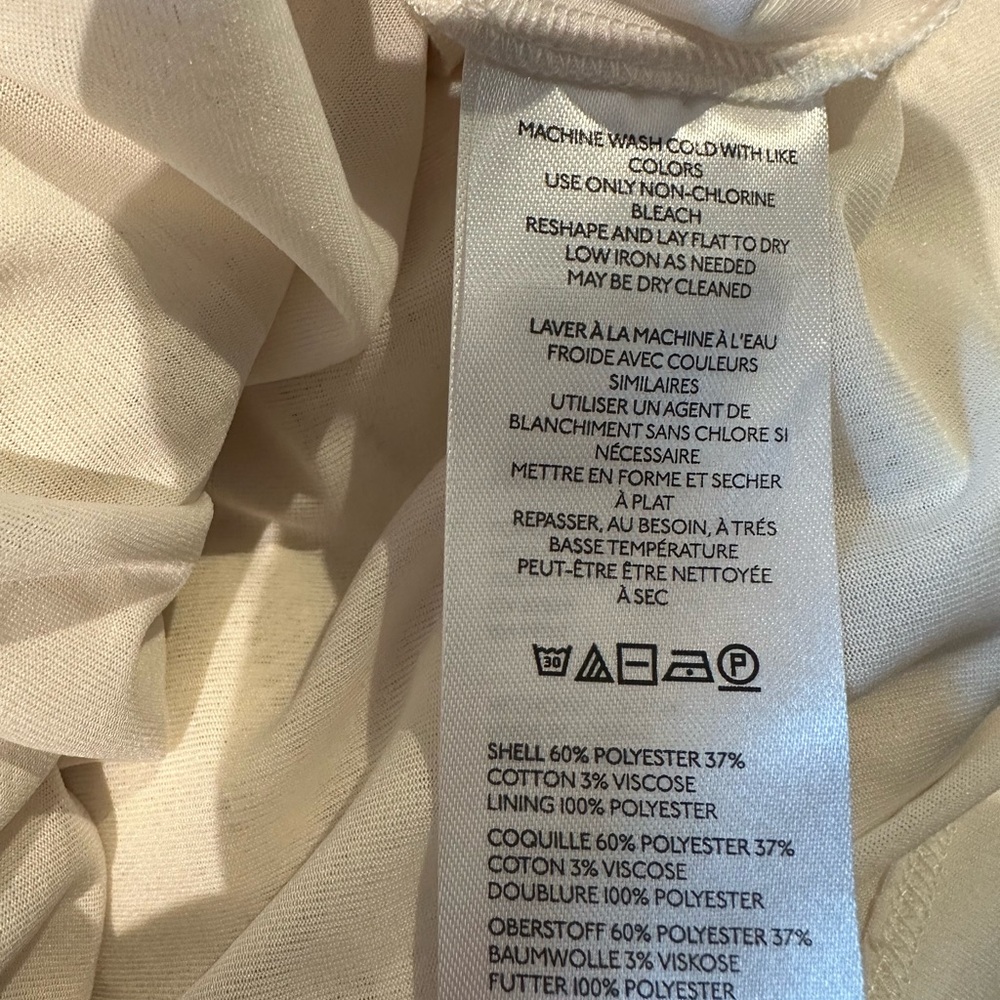 NWT Anthropologie White Ribbed Halter Mini Dress - Picture 7 of 9